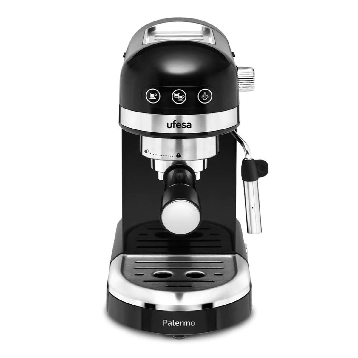 Ufesa Cafetera Espresso Palermo Crema/Blanca/Negra , Leroy Merlin