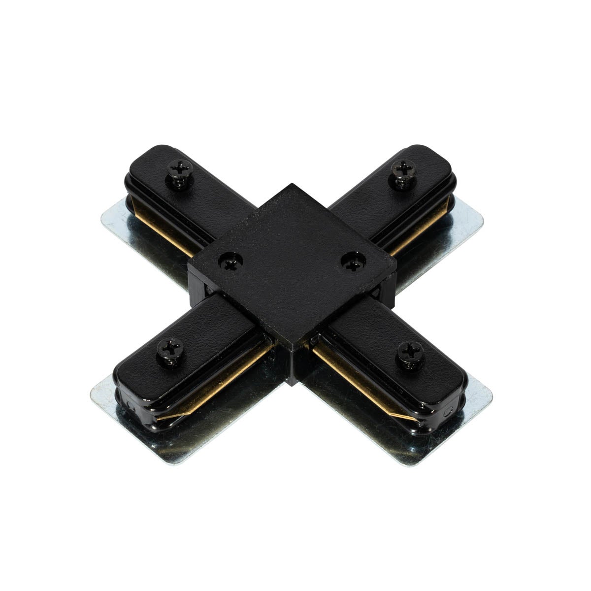 Connecteur en X pour rail monophasé noir Leroy Merlin