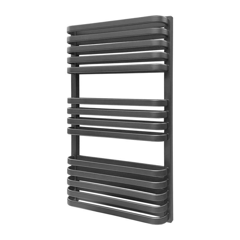 Grzejnik łazienkowy Piatto Due 93,4x53 cm ZBD czarny 1032W Roz 50cm LUXRAD