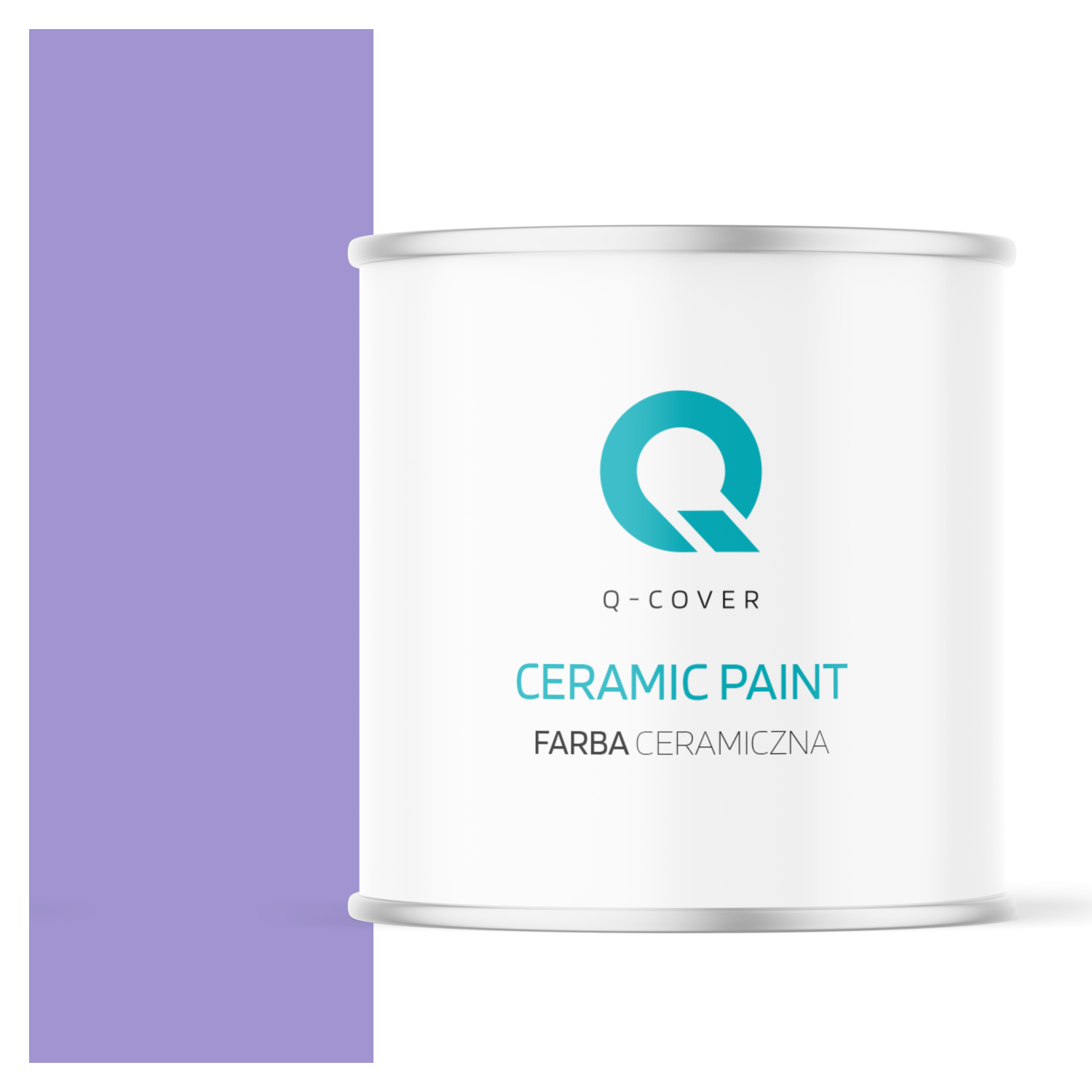 Farba Ceramiczna Do Ścian i Sufitów Q-Cover Fioletowy H2733 Głęboki Mat 2L