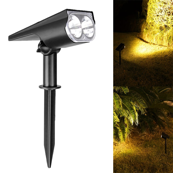 Projecteur Solaire Réglable Extérieur Lumière Solaire De Jardin 7 LED Rgb Ip65 Lampe Solaire Super Lumineux Applique Murale 88961637