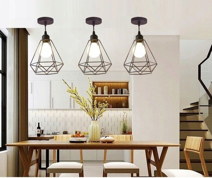 Lampa Sufitowa Wisząca Toolight 180986D Reno Czarny