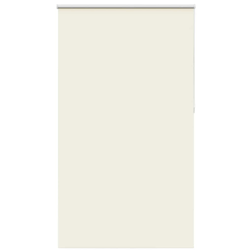 Roleta zaciemniająca Off White 130x210 cm Szerokość tkaniny vidaXL
