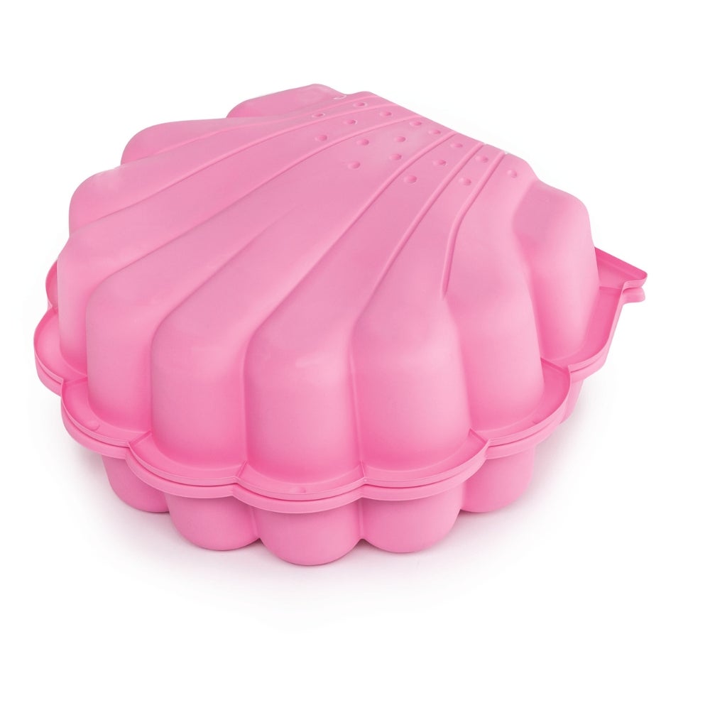 Lot De 2 Coquillages Sable Et Eau – Rose Et Turquoise – Bac à Sable/pataugeoire 86x77 Cm – Extérieur Jardin, Dès 18 Mois