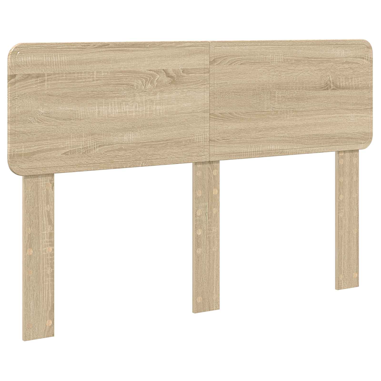 Lit de rangement chêne 140 x 200 cm panneau de bois - 7