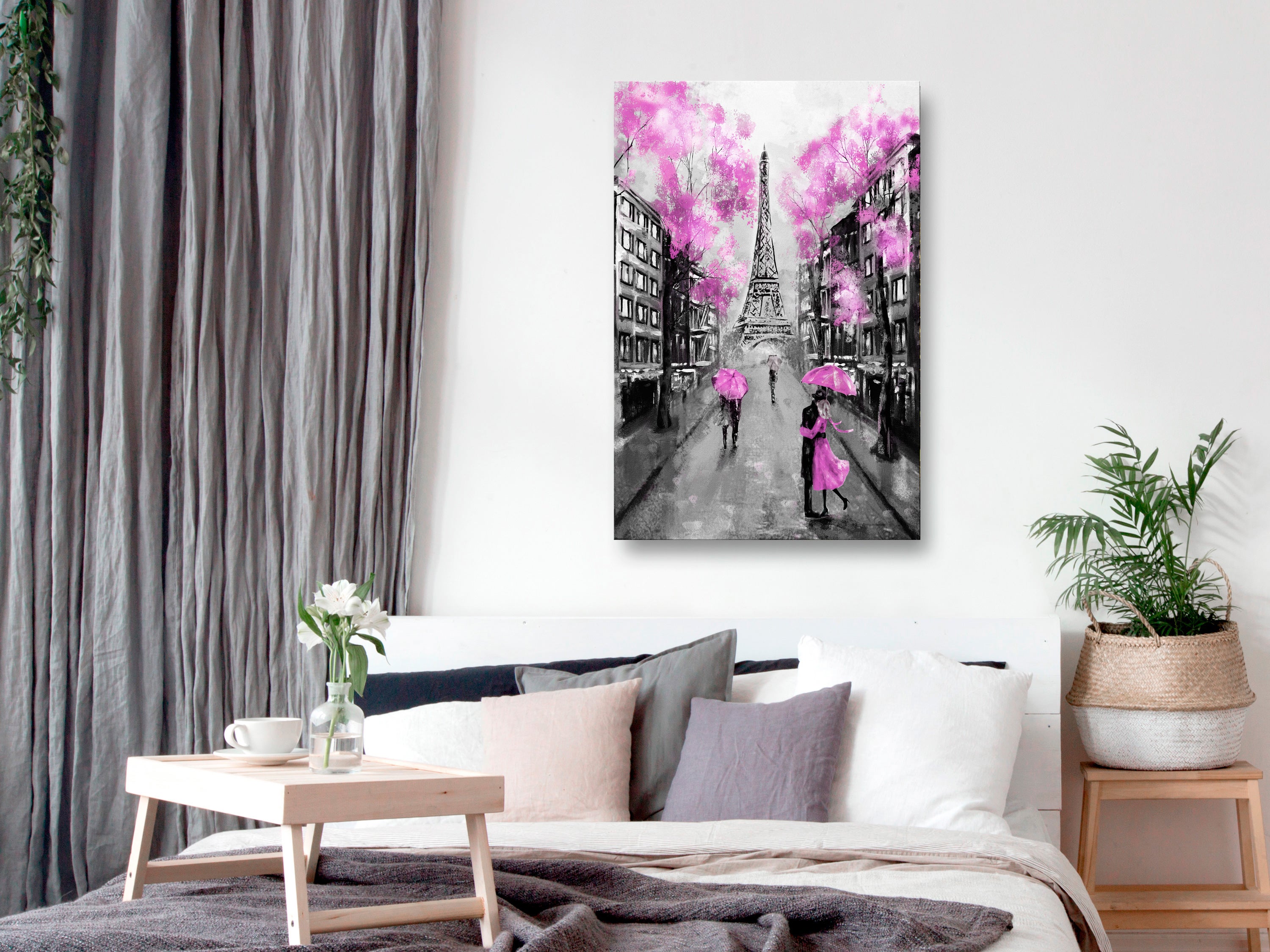 Tableau - Paris Rendez-Vous (1 Part) Vertical Pink [20x30] | Leroy