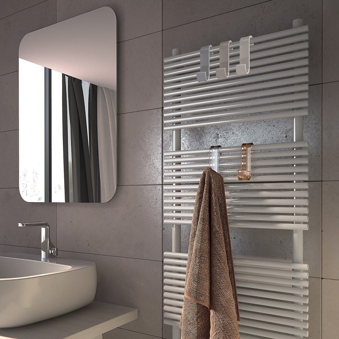 COLGADOR BLANCO PARA RADIADOR MERLINO Leroy Merlin