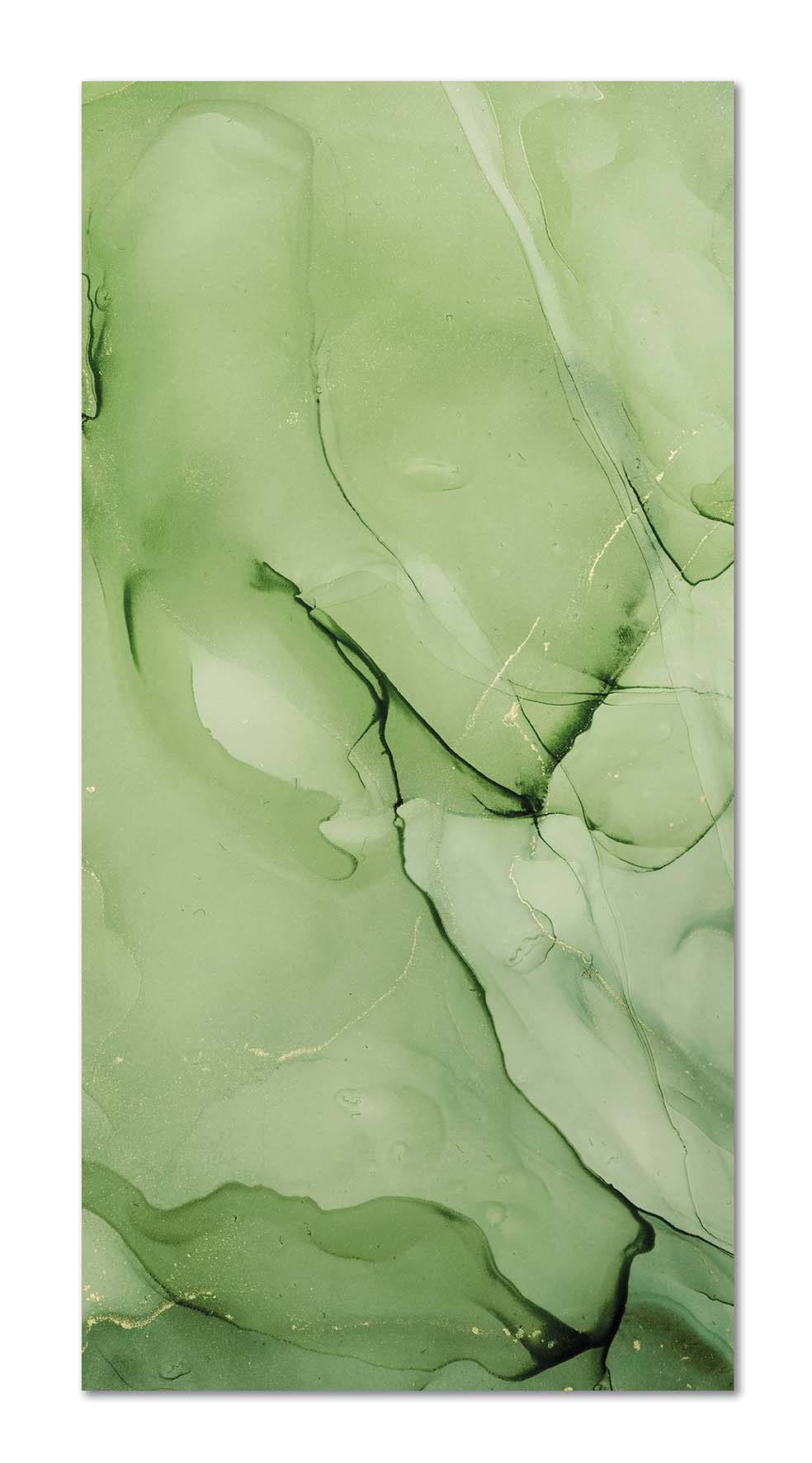 Panorama alfombra vinílica mármol verde 100x140 cm - alfombra en vinilo - alfombra salón antideslizante, antihongos e ignífuga