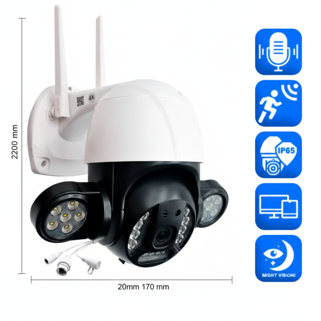Telecamera IP Dome WiFi iCSee A37 AI - Un produttore leader