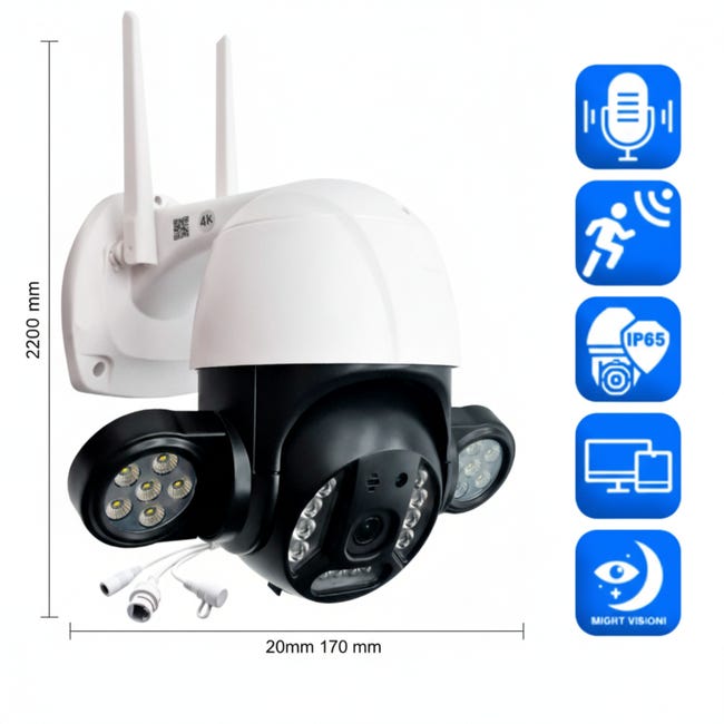 Telecamera IP Dome WiFi iCSee A37 AI - Un produttore leader Telecamera IP Dome WiFi iCSee A37 AI - Un produttore leader