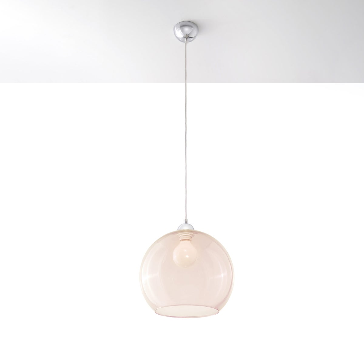 Lampa wisząca ESFERA szampański LED 4000K - 30x30x120cm Sollux
