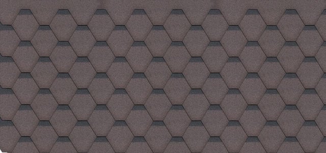 Bardeaux bitumineux Hexagonal Rock H-BROWN, couleur marron - bitume toiture