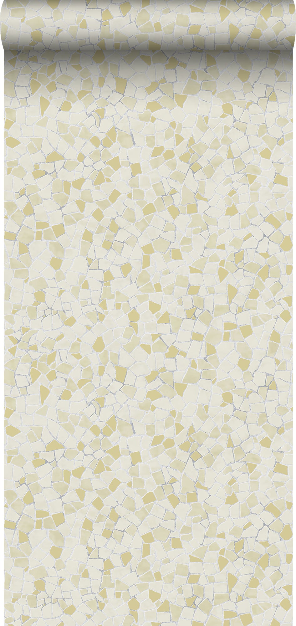 Tapeta kafelki mozaikowe żółtym - 53 cm x 10 m - SANDERS &amp; SANDERS