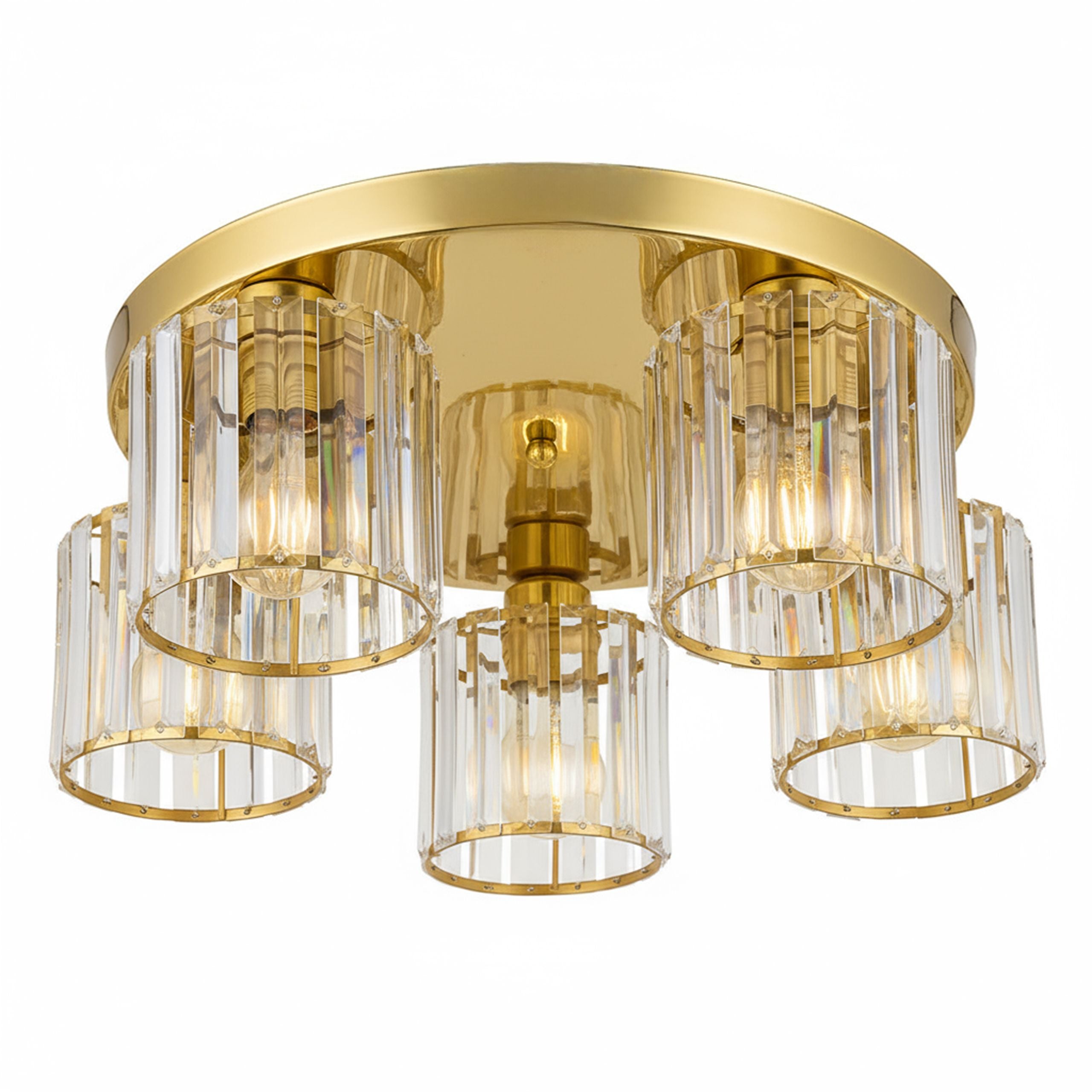 Lampa Sufitowa Toolight Ebt024-5C Złoty