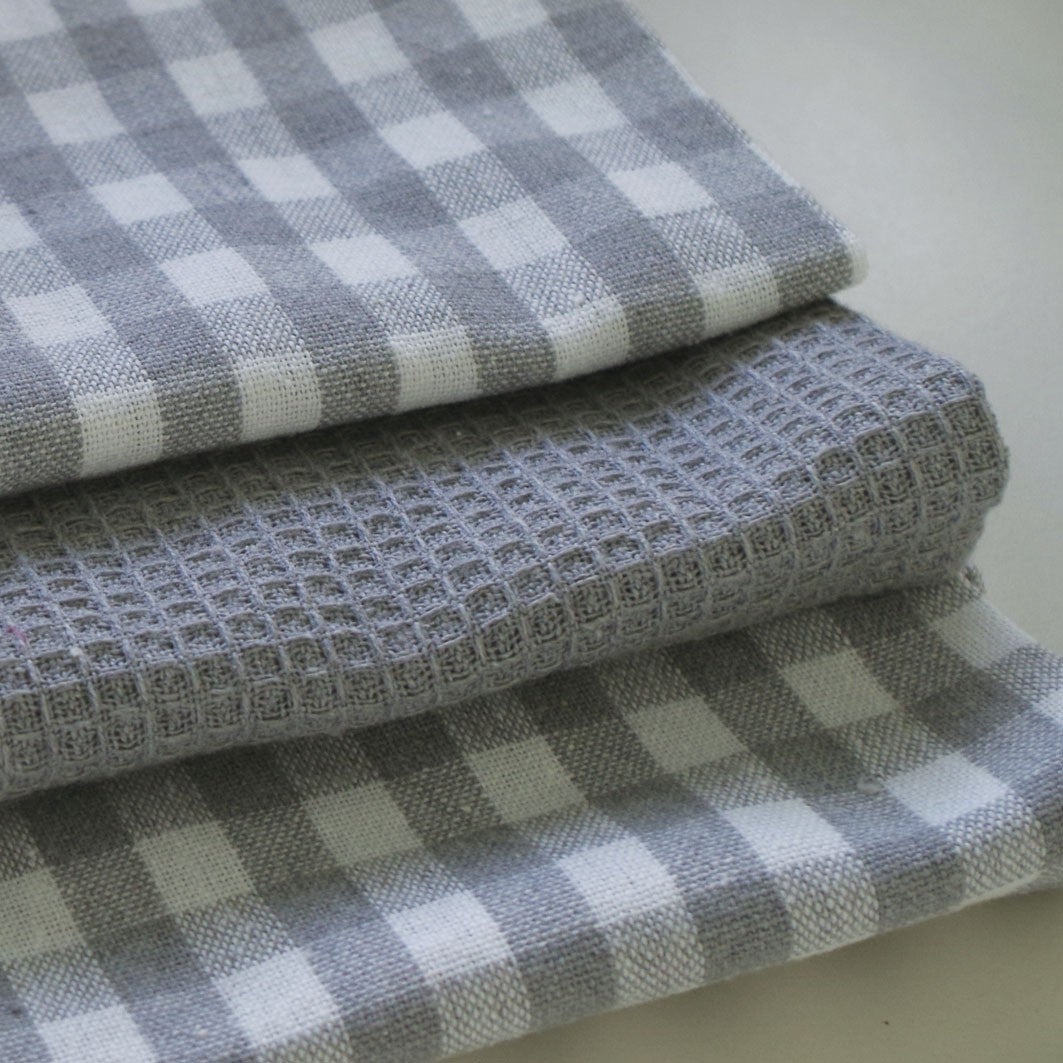 Paño de Cocina 45x65 - Color Gris / plata - Pack de 3 unidades - 2