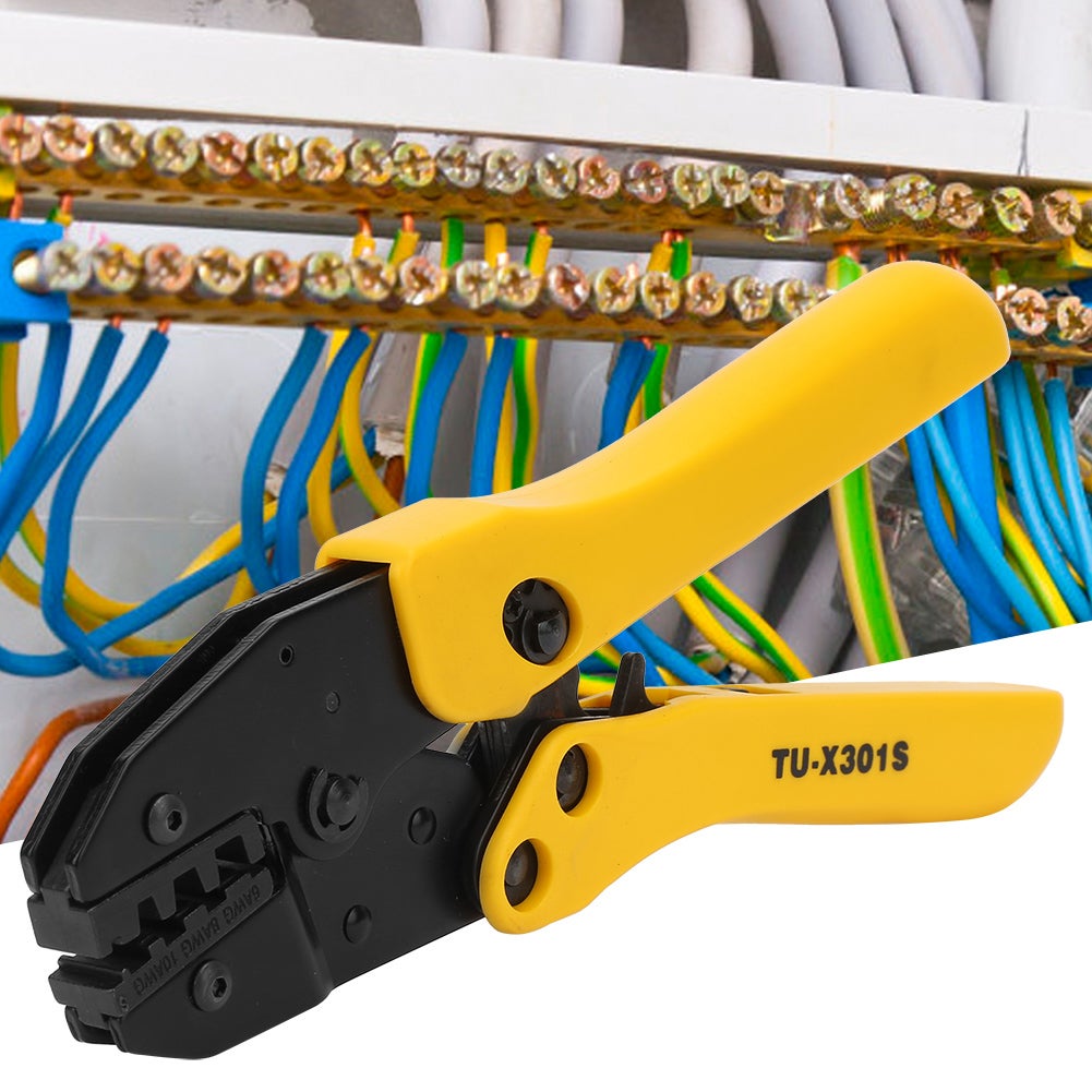 Pince a sertir professionnelle pour cables electriques et terminaux de reseau, Outil de sertissage de fils - 6