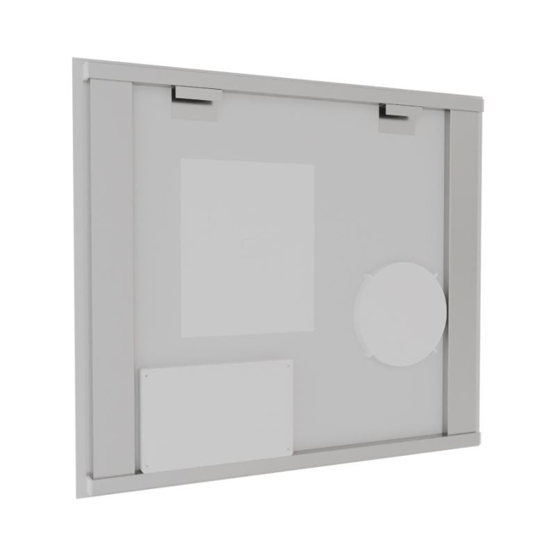 Miroir LED réglable EXCELL PLUS - 80 x 70 cm avec antibuée, loupe et horloge - 4