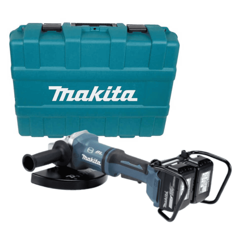 Makita DGA900ZKX2 Akumulatorowa szlifierka kątowa Ø 125 mm 2x 18 V Solo w walizce transportowej