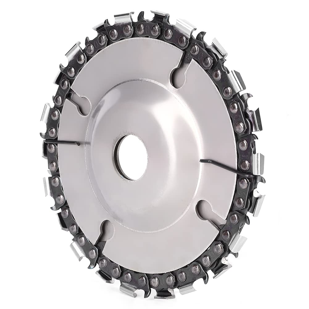 Lame de scie à chaîne pour meuleuse d'angle, disque à chaîne, accessoires de coupe pour le travail du bois - 2