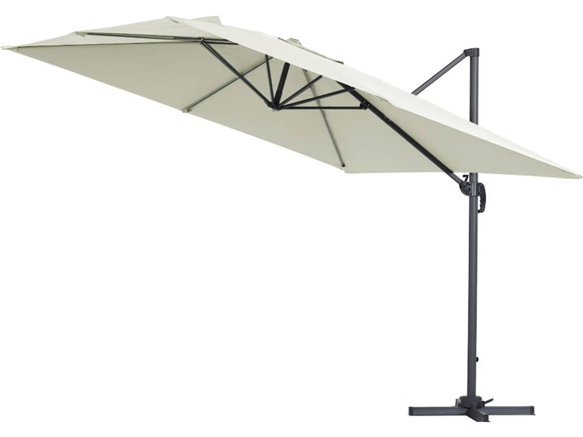 Parasol jardin déporté Alu 
