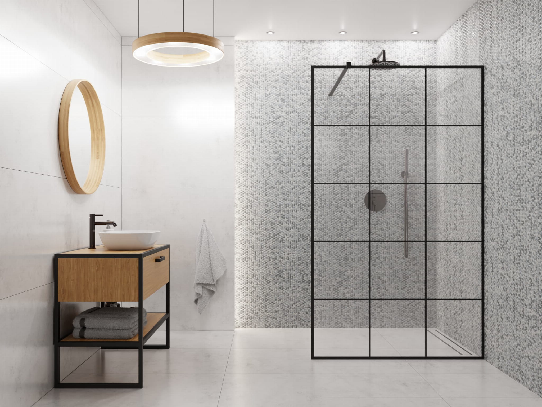 Mosaïque en céramique sur filet pour salle de bain ou cuisine 29.3 x 31.7 cm - Oscar Wilde - 4
