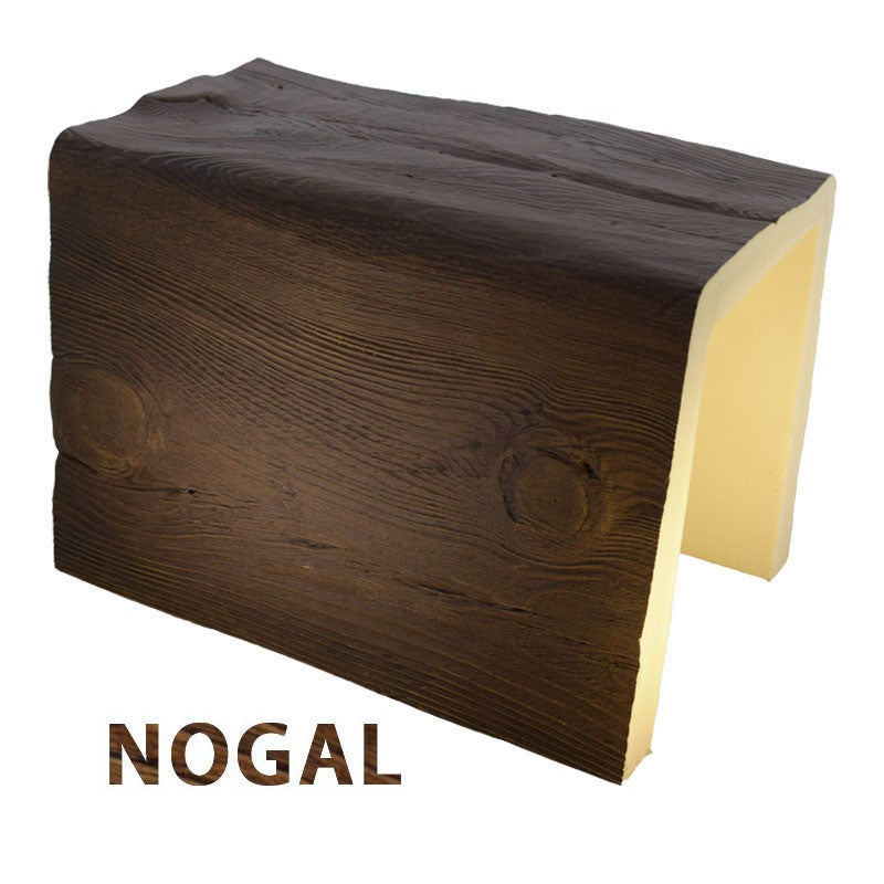 Decoracion Poliuretano  Viga De Imitación Madera Color Nogal 18X21,5X300 Cm Fabricada En Poliuretano , Leroy Merlin