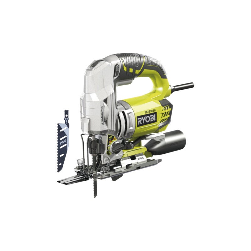Scie Sauteuse Pendulaire Ryobi 600W - 85mm Capacité Bois - Coffret 5 Lames Included