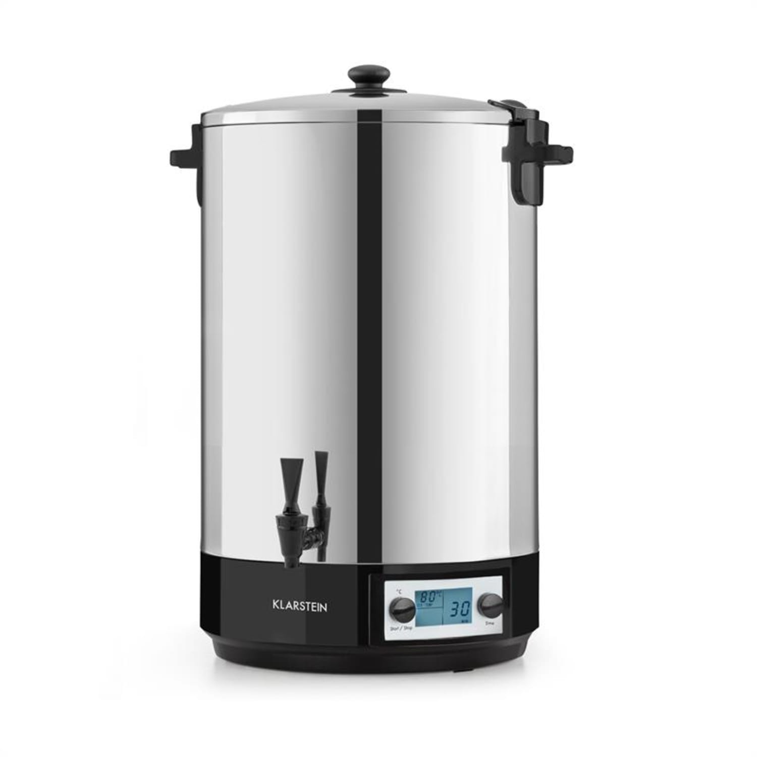 Klarstein Konfistar 50 Digital Olla Pasteurizadora Dispensador De Bebidas 50L 100°C 180Min Plata Carne , Leroy Merlin
