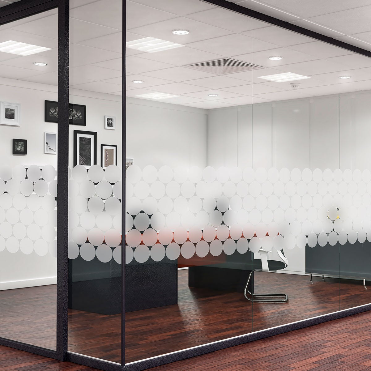 50 adesivi circolari oscuranti per finestra e porta della doccia - Sticker adesivo - adesivi murali - 50x100cm-50stickerscercles10X10cm - 4