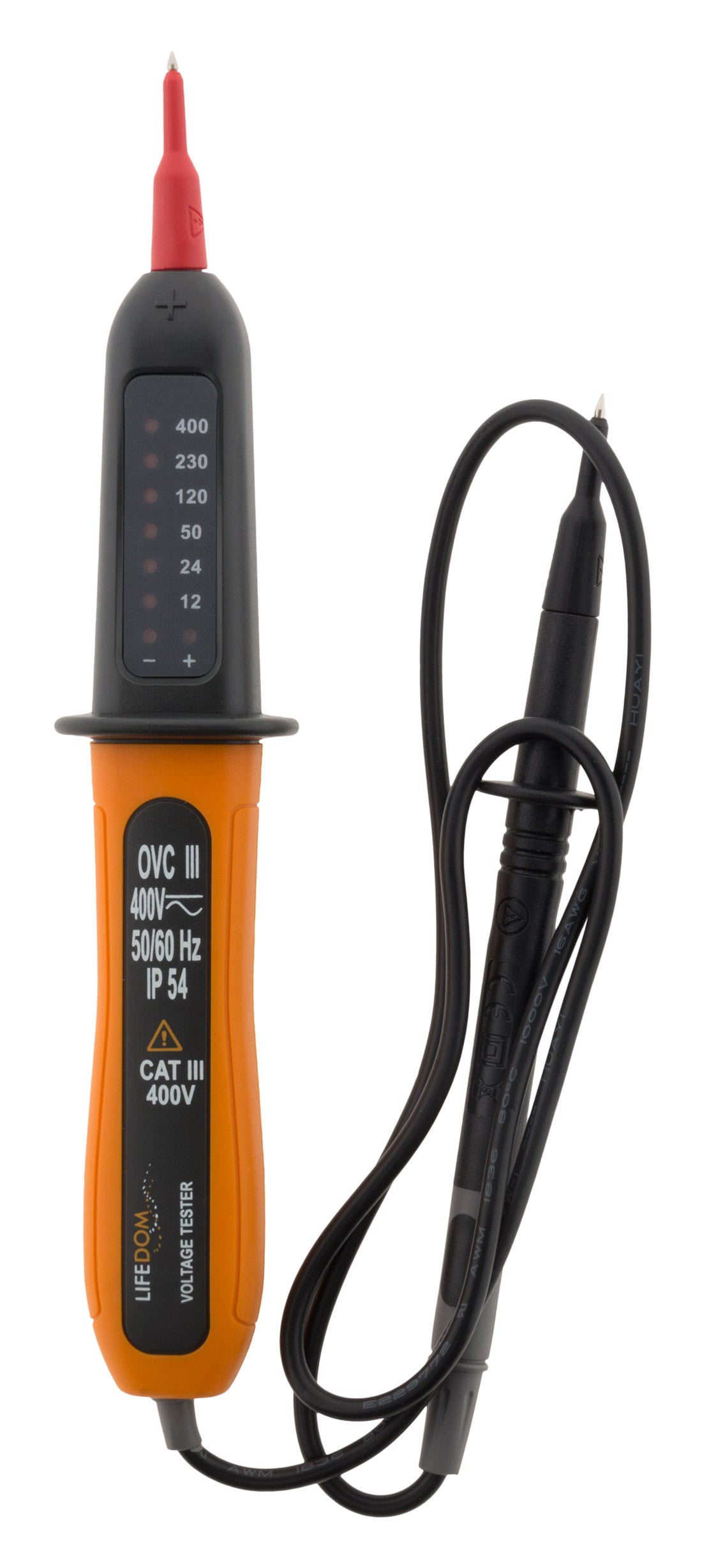 Testeur De Tension électrique 6-380V AC/DC 8 En 1 - Écran LED, Test De Continuité - Pour électriciens Et Bricoleurs