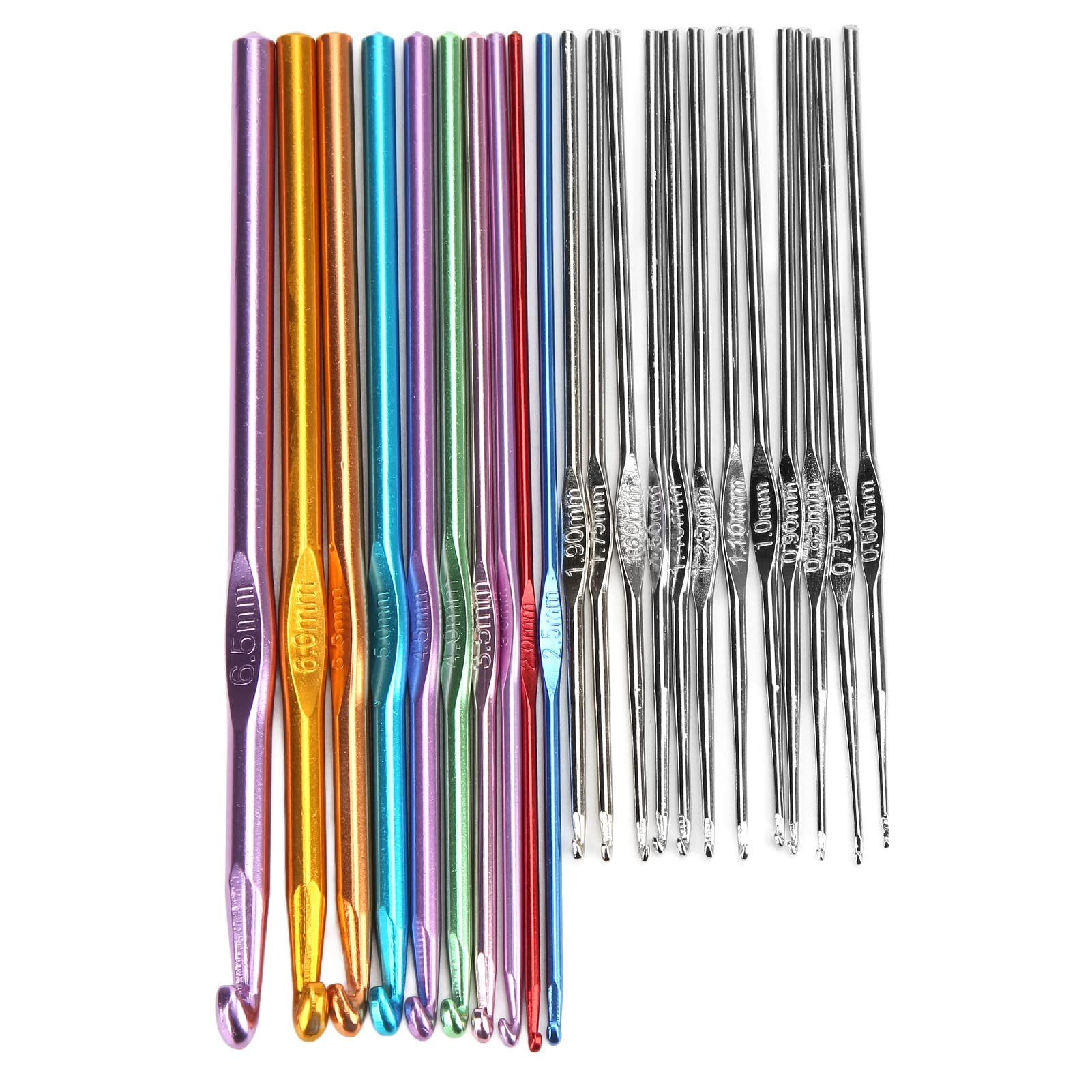 Set Uncinetti Piccoli In Metallo - 12 Pezzi Da 0.6mm A 1.9mm | Per Lavori A Maglia Fini - Foto 7