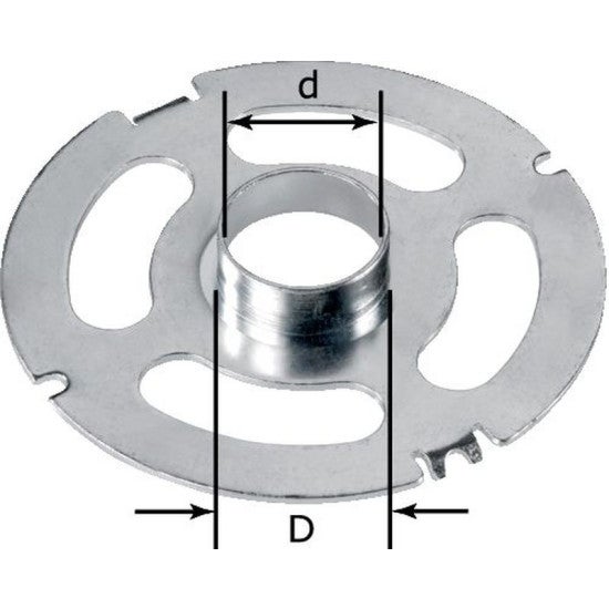 Bague De Copiage KR-D 24.0 Mm Pour Festool OF 2200 – Insertion Sans Outil, Autocentrage Parfait