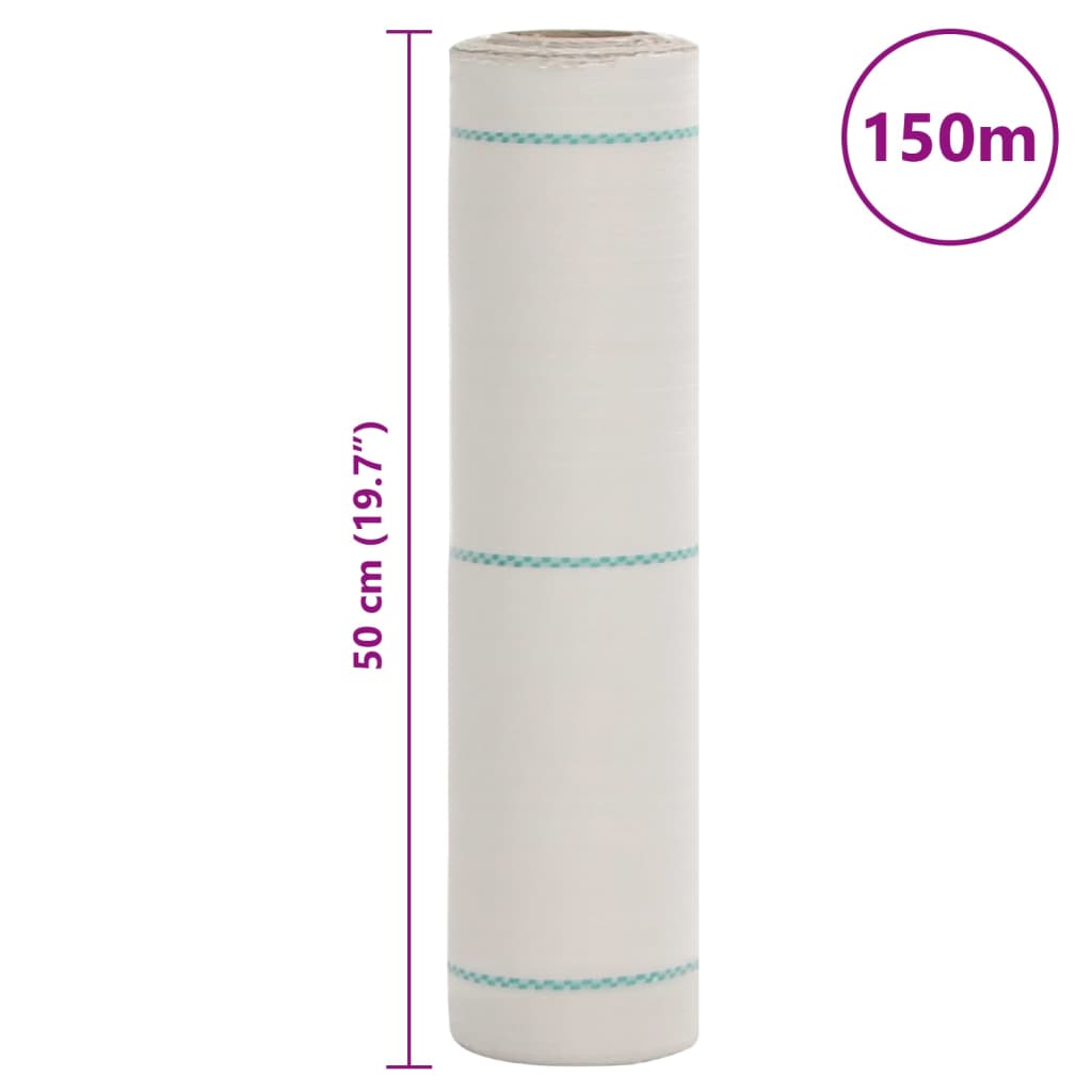 Membrane anti-mauvaises herbes en PP blanc 0,5x150m - COMFORTXL - 8
