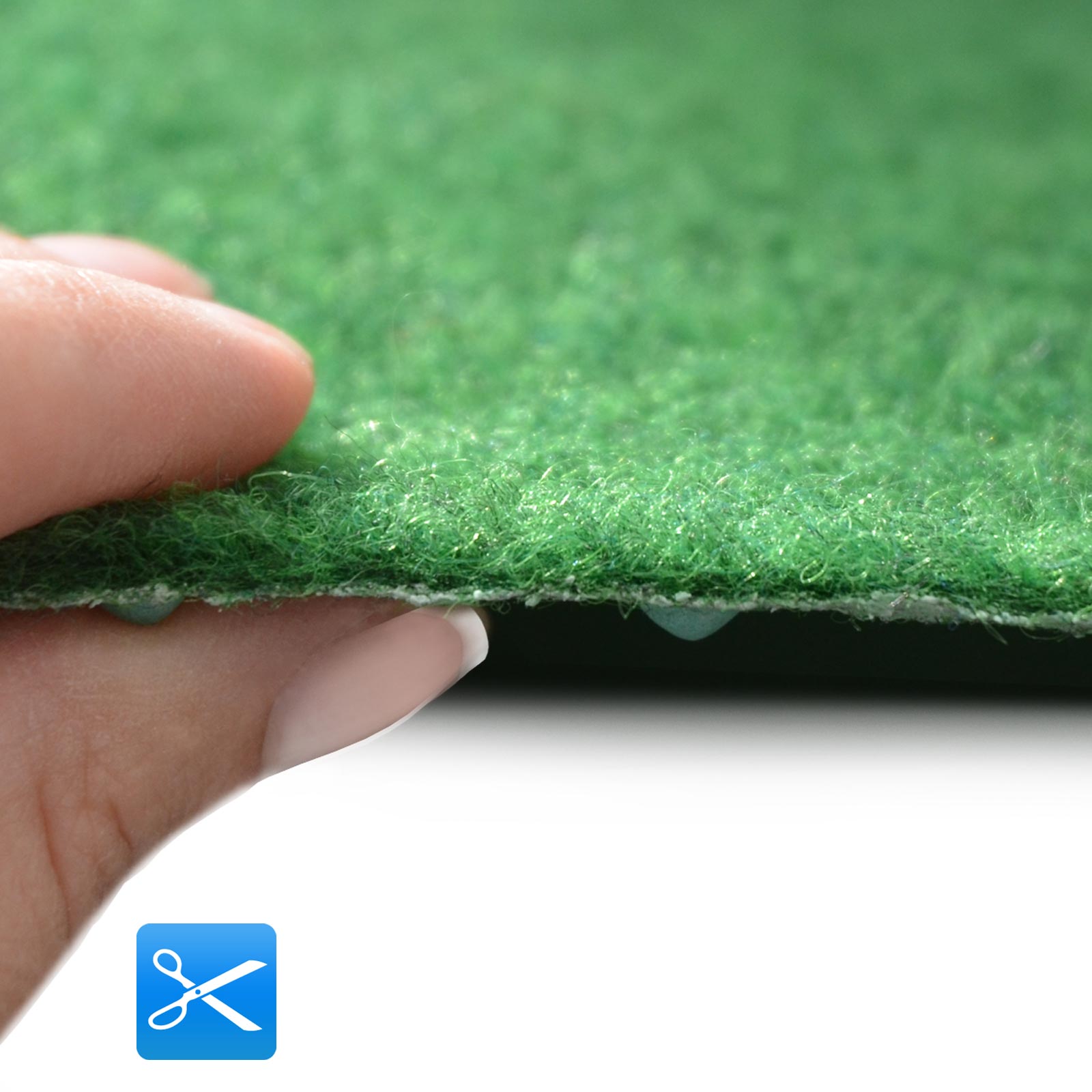 Farbwunder Verde erba artificiale 100 x 50 cm - 5