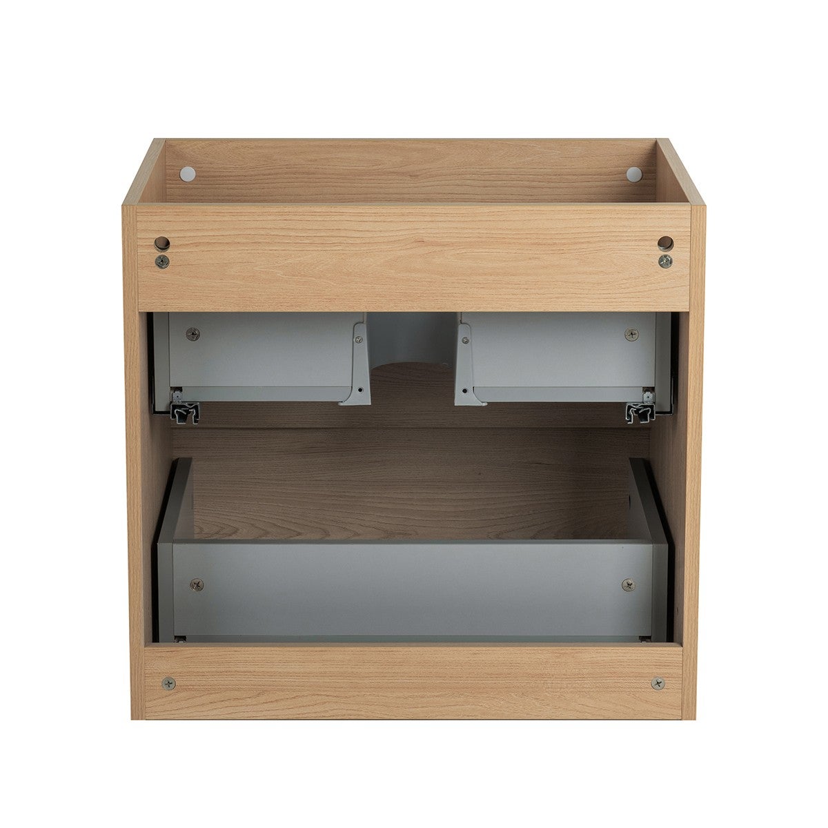 Meuble double Prémonté sous vasque Bois/Noir 120Cm MITIS - 7
