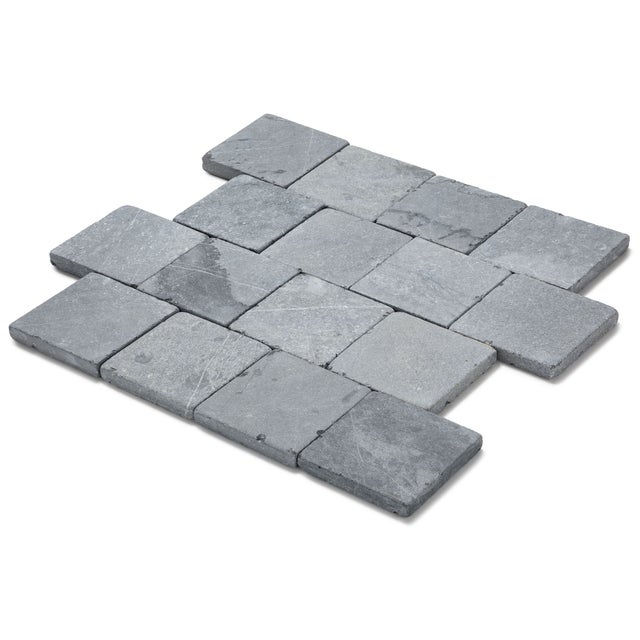 Pavé Pierre Bleue du Vietnam 15x15x2 cm (vendu au m² - 45 pavés/m²) - RO'MA NATURE