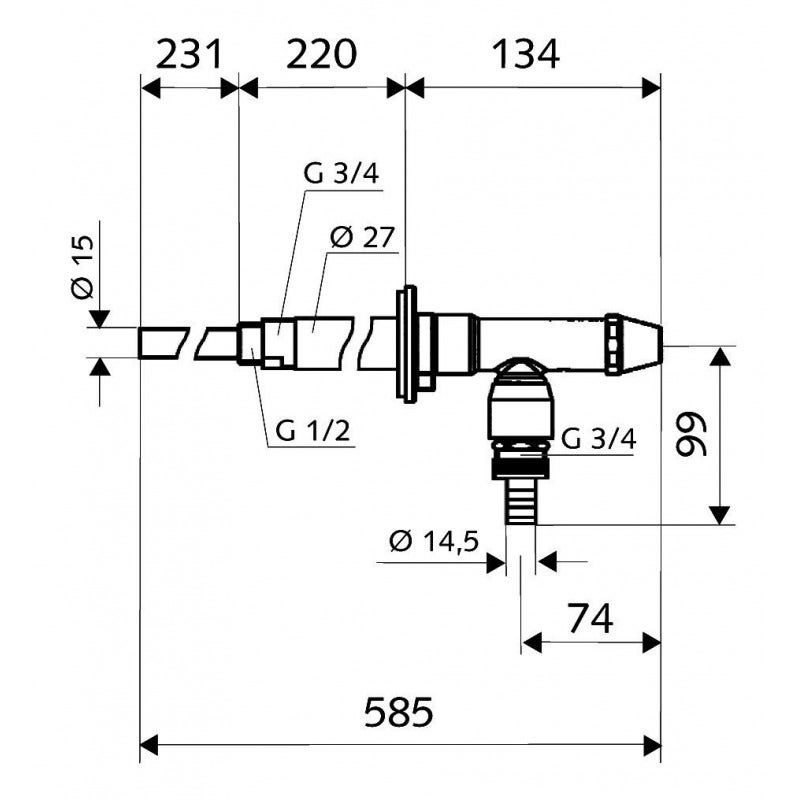 SCHELL Rubinetto A Parete Esterno Antigelo POLAR II - 039960399 | Leroy Merlin - Foto 7
