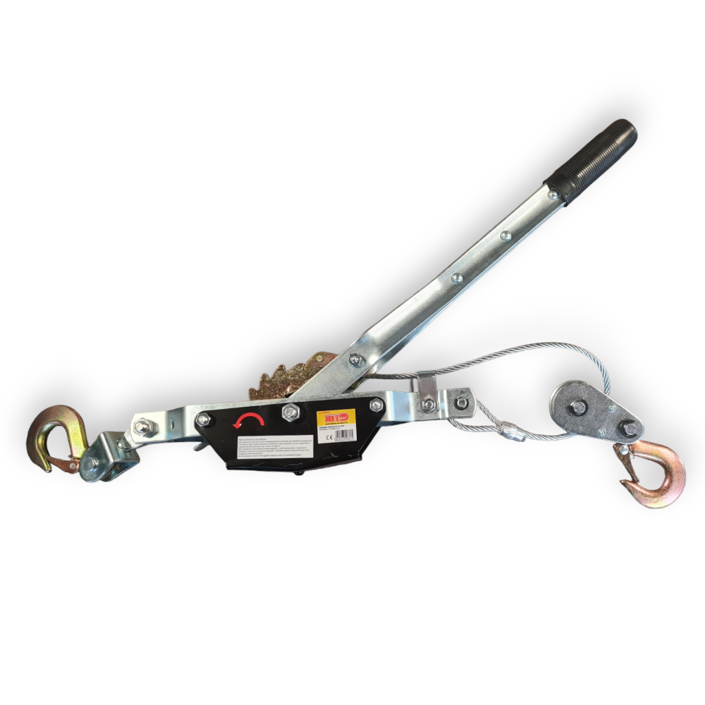 Treuil Manuel Galvanisé 1500 Kg – Câble 10 M, Frein Pro, Portable Pour Voiture Remorque Bateau Caravane