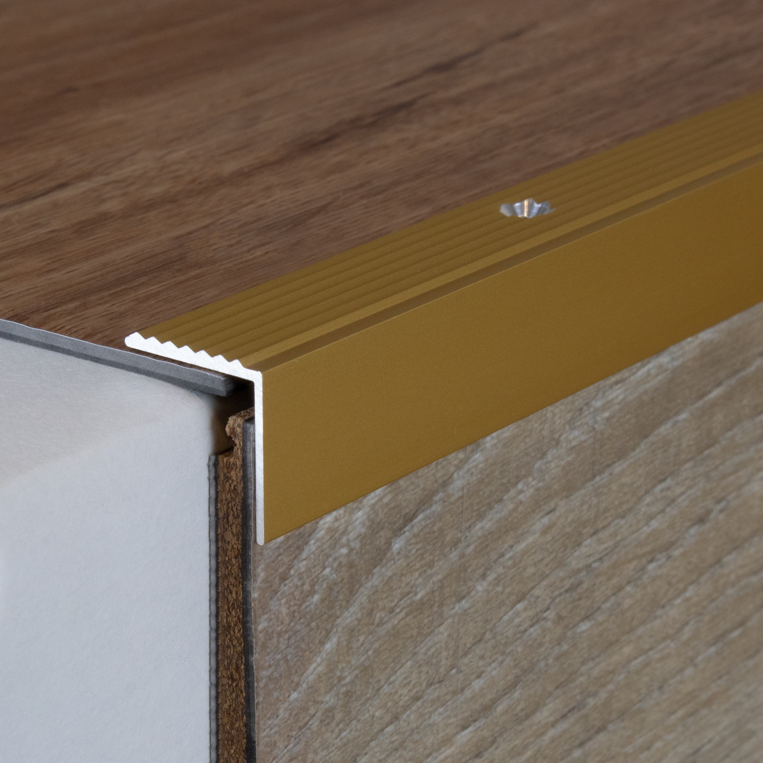 PROVISTON Profilé pour nez de marche Cornière en aluminium 20 x 20 x 1000 mm Argenté - 4