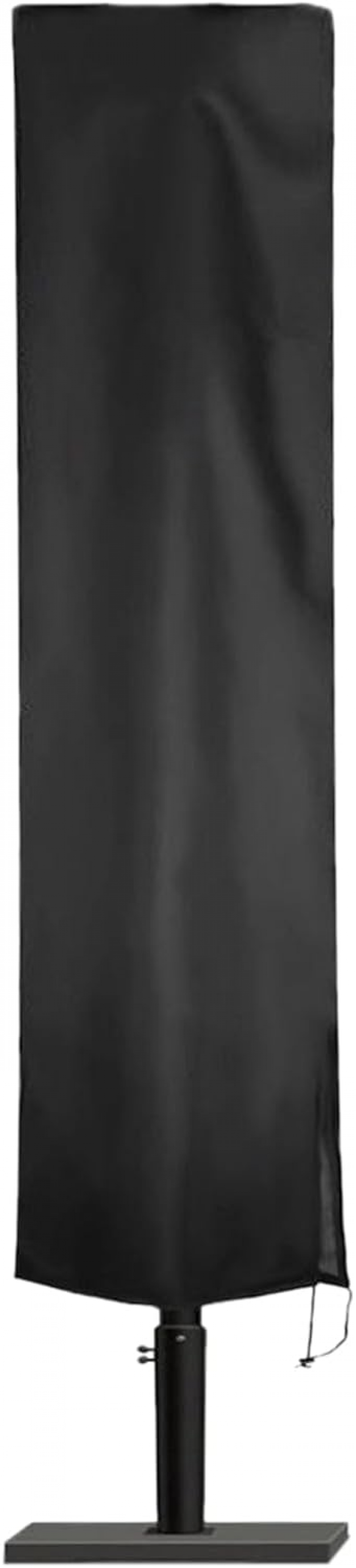 Pokrowiec na parasol ogrodowy, tkanina Oxford 201D, 62 x 62 x 240 cm, kolor czarny