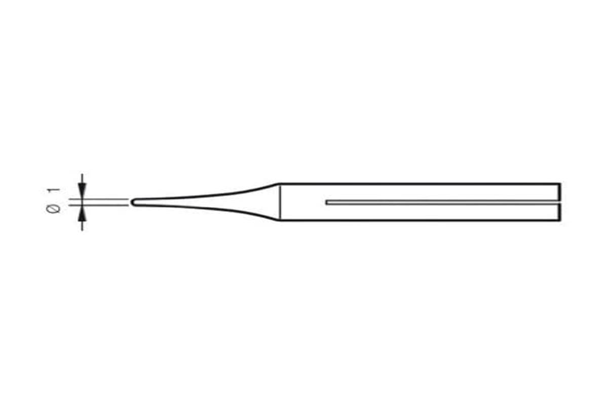 Pointe souder B05D 1mm pour 14ST JBC 0150805 | Leroy Merlin