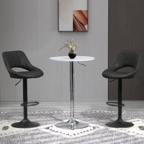 Ernois Lot de 2 tabourets de Bar pivotants avec Dossier - Chaises de
