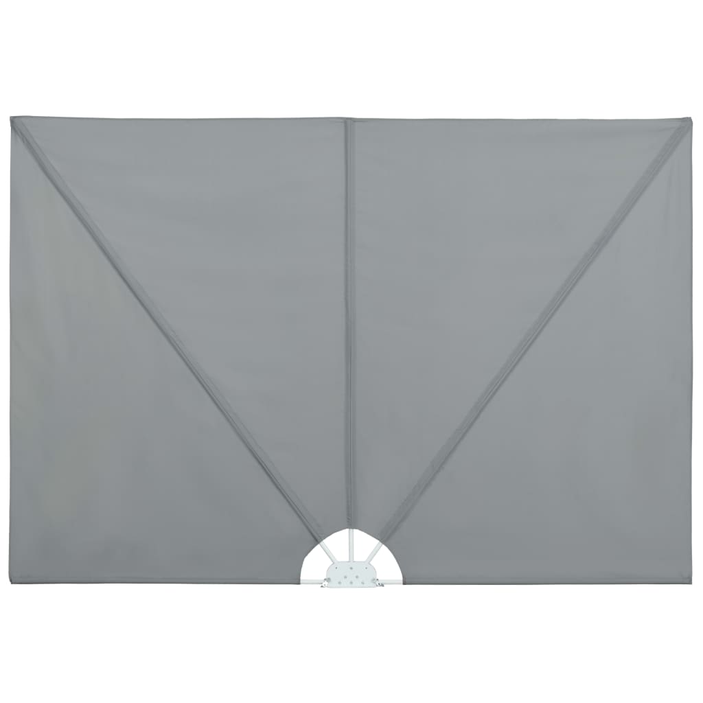 Toldo parasol | toldo lateral plegable terraza gris 400x200 cm