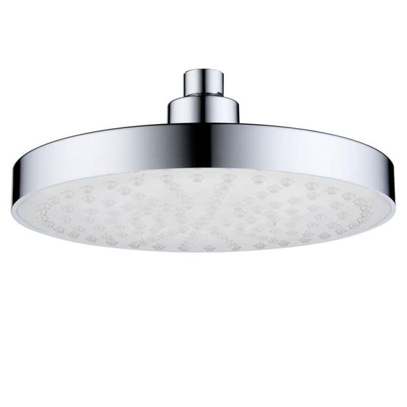 Pommeau De Douche De Plafond Rond 8 LED Avec Pulv risateur 