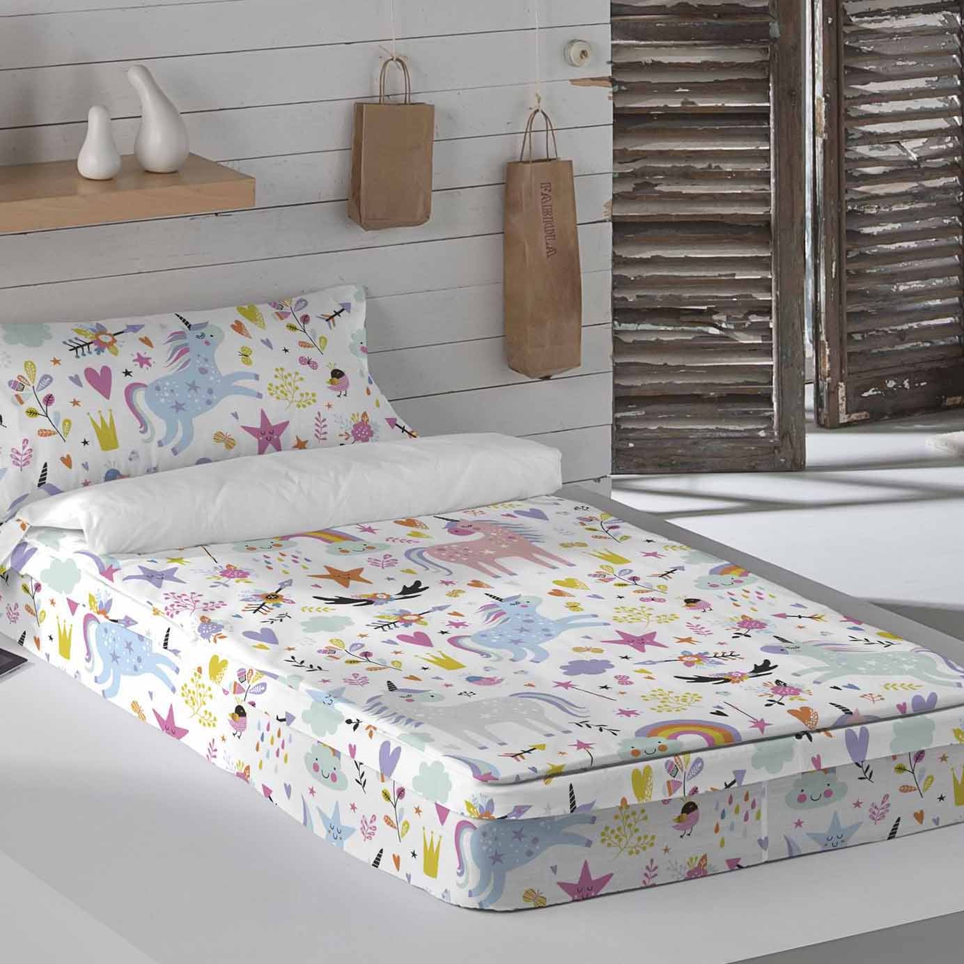 COPRIPIUMINO CON IMBOTTITURA 100% COTONE SCINTILLANTE LETTO 105