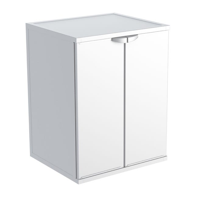 5x64 Mobile coprilavatrice Bianco 68,5x64,5x88cm Mongardi | Leroy Merlin