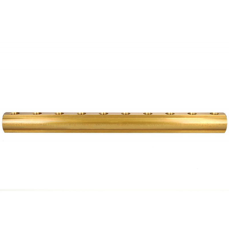 Collecteur laiton Giacomini R551Y070 10 sorties 1 x 1/2 - 5