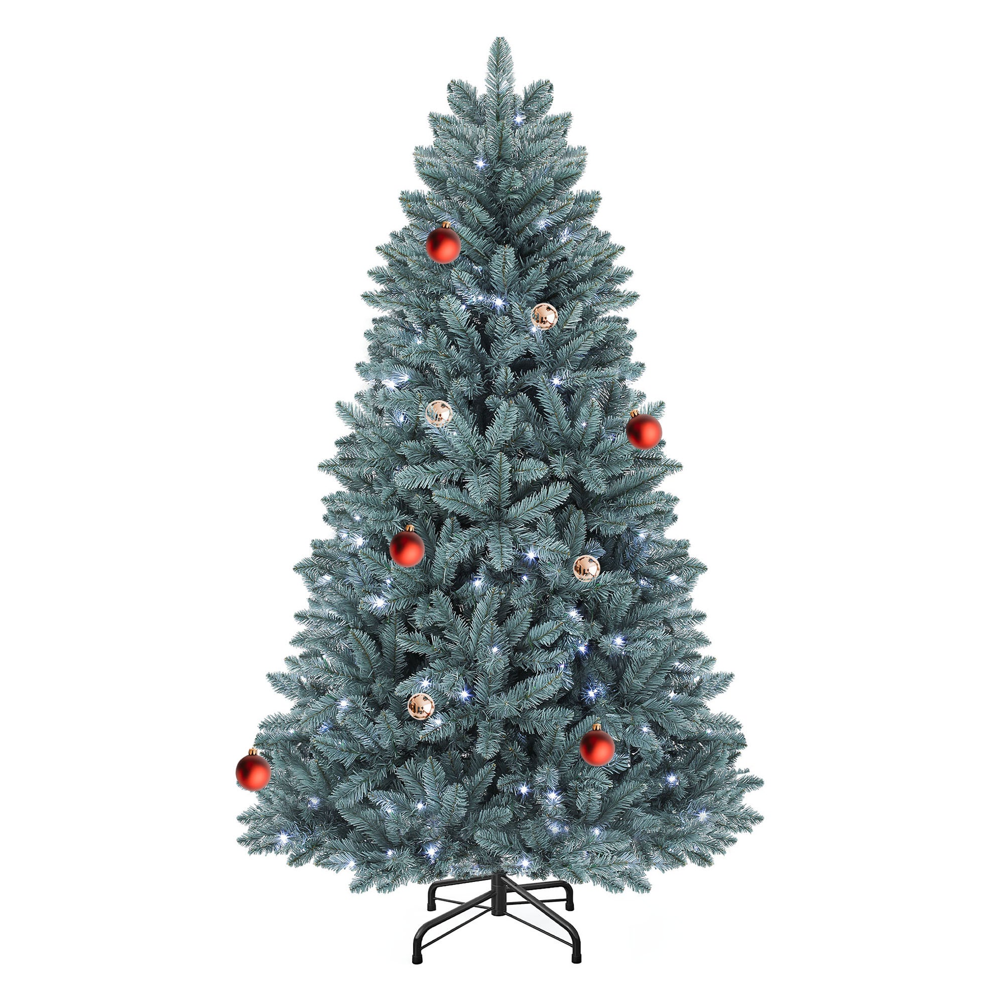 Sapin De Noël Artificiel 180 Cm Arbre De Noël Avec Support En Métal