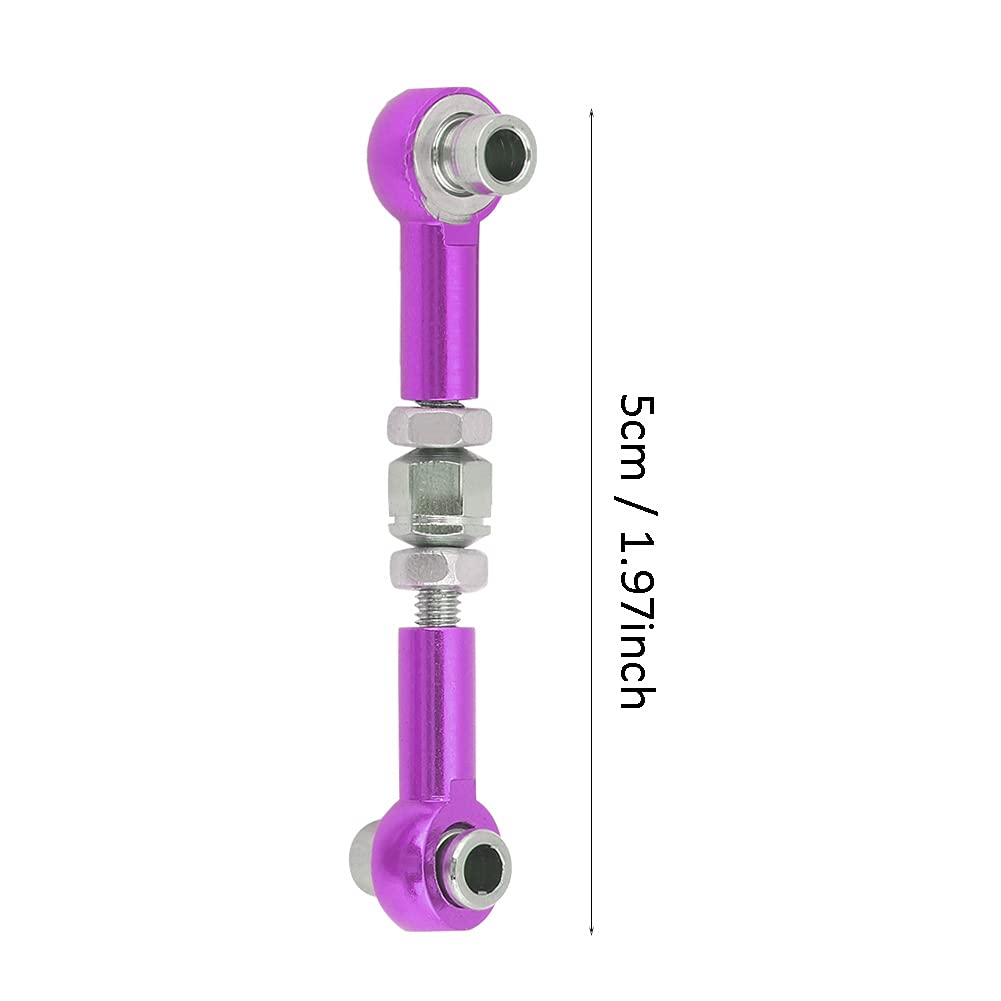 Accolade Châssis Avant GPM En Aluminium 7075 Pour Traxxas Sledge 1/8