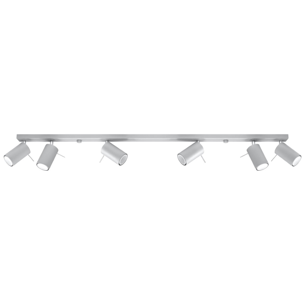 Reflektor sufitowy spot natynkowy Ring listwa szary 6xGU10x40W wym: 120 x 120 cm metal Sollux Lighting